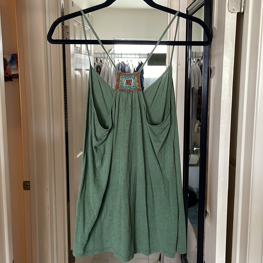 Heritage 1981 Olive Green Tank Top - Picture 2 of 5